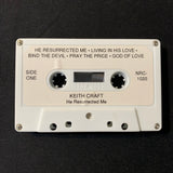 CASSETTE Keith Craft 'He Resurrected Me' Christian music tape Power Team