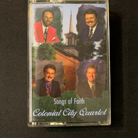 CASSETTE Colonial City Quartet 'Songs Of Faith' gospel Christian music tape