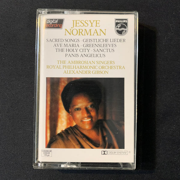 CASSETTE Jessye Norman 'Sacred Songs - Geistliche Lieder' (1981) Royal Philharmonic Orchestra, Alexander Gibson