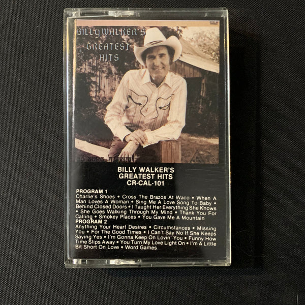 CASSETTE Billy Walker 'Greatest Hits' country Charlie's Shoes