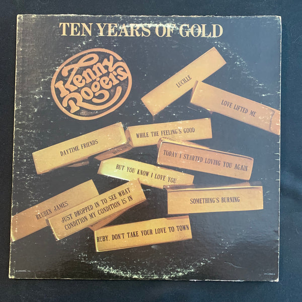 LP Kenny Rogers 'Ten Years of Gold' (1977) VG+/VG vinyl record