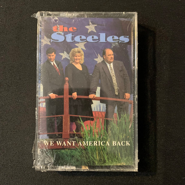 CASSETTE The Steeles 'We Want America Back' (1996) new sealed gospel Christian