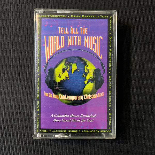 CASSETTE Tell All the World With Music (1995) Star Song Christian music Columbia House