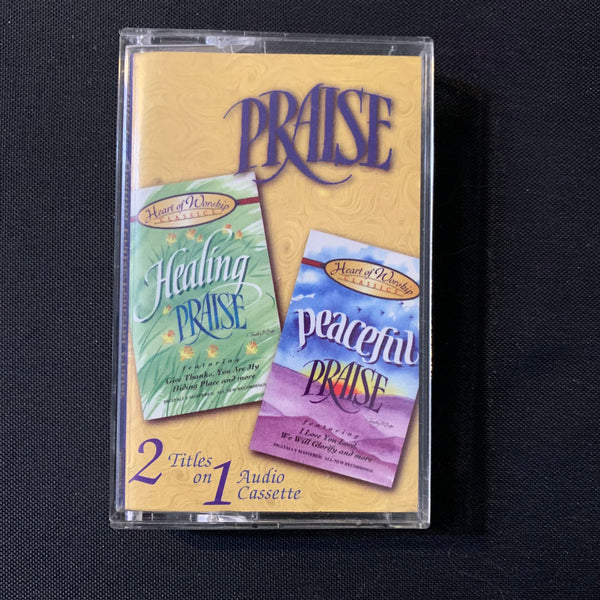 CASSETTE Straightway Singers 'Healing Praise/Peaceful Praise' (1996) gospel Christian tape