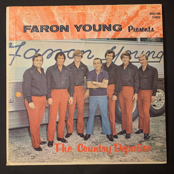 LP Faron Young Presents The Country Deputies (1972) VG+/VG country vinyl record