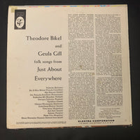 LP Theodore Bikel and Geula Gill 'Sing Folksongs From Just About Everywhere' (1959) VG+/VG folk vinyl record