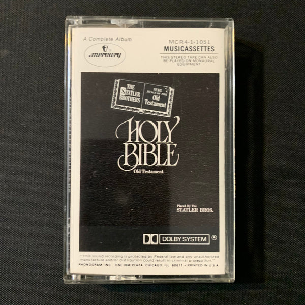CASSETTE Statler Brothers 'Holy Bible - Old Testament' (1975) vintage tape