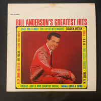 LP Bill Anderson 'Greatest Hits' (1973) VG+/VG country vinyl record