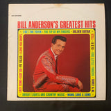 LP Bill Anderson 'Greatest Hits' (1973) VG+/VG country vinyl record