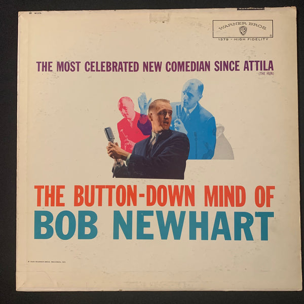 LP Bob Newhart 'The Button Down Mind of BobNewhart' (1960) VG/VG comedy vinyl record