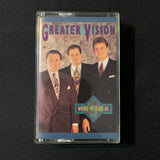 CASSETTE Greater Vision 'Where He Leads Me' (1994) gospel trio tape