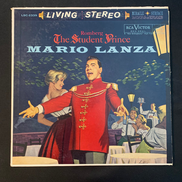 LP Mario Lanza 'The Student Prince' (1960) VG/VG Romberg opera vinyl record