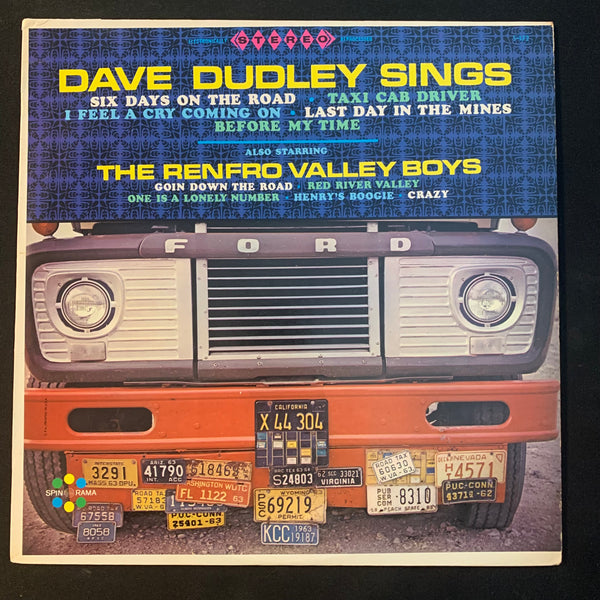 LP Dave Dudley Sings, Also Starring The Renfro Valley Boys (1967) VG+/VG truck driving country songs vinyl record