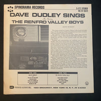 LP Dave Dudley Sings, Also Starring The Renfro Valley Boys (1967) VG+/VG truck driving country songs vinyl record
