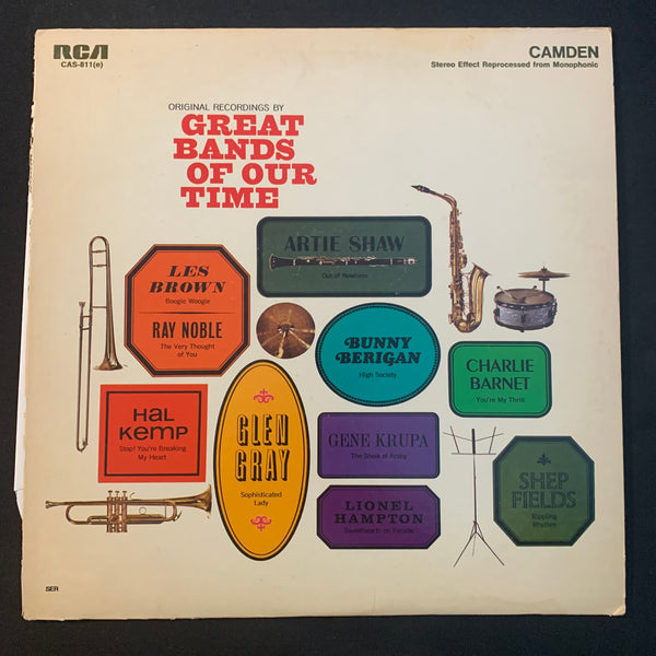 LP Great Bands Of Our Time (1964) VG/VG big band vinyl record