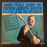 LP Father Joseph Dustin C.S.S.R. and His Red Hot Banjo 'Songs Father Taught Me' (1961) VG/VG folk vinyl record