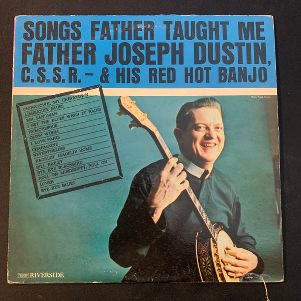 LP Father Joseph Dustin C.S.S.R. and His Red Hot Banjo 'Songs Father Taught Me' (1961) VG/VG folk vinyl record