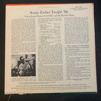 LP Father Joseph Dustin C.S.S.R. and His Red Hot Banjo 'Songs Father Taught Me' (1961) VG/VG folk vinyl record