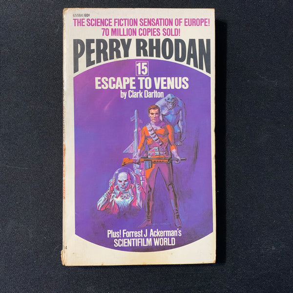 BOOK Clark Darlton 'Perry Rhodan #15: Escape To Venus' (1973) Ace PB science fiction