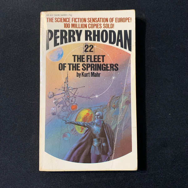 BOOK Kurt Mahr 'Perry Rhodan #22: Fleet of the Springers' (1973) PB Ace science fiction