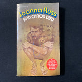 BOOK Joanna Russ 'And Chaos Died' (1970) Ace science fiction PB