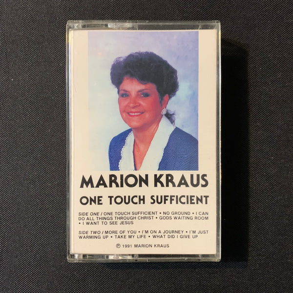 CASSETTE Marion Kraus 'One Touch Sufficient' (1991) Ohio Christian gospel
