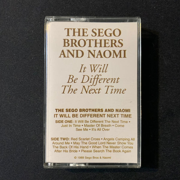 CASSETTE Sego Brothers and Naomi 'It Will Be Different Next Time' (1989) reissue tape gospel
