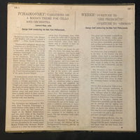 LP George Szell Conducting the New York Philharmonic (1952) VG/G+ Tchaikovsky, Weber, classical music vinyl record