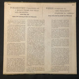 LP George Szell Conducting the New York Philharmonic (1952) VG/G+ Tchaikovsky, Weber, classical music vinyl record