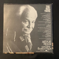 LP Arthur Fiedler and the Boston Pops 'The Reel Thing' (1973) VG/VG classical movie music