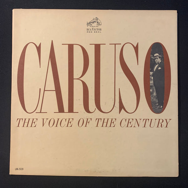 LP Enrico Caruso 'The Voice of the Century' (1962) VG+/VG opera vinyl record