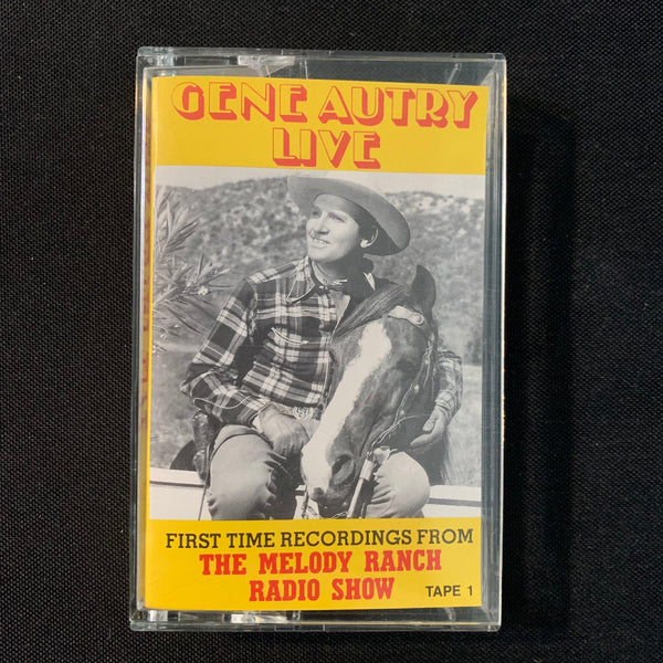 CASSETTE Gene Autry 'Live' [Tape 1] (1992) early recordings Melody Ranch Radio Show