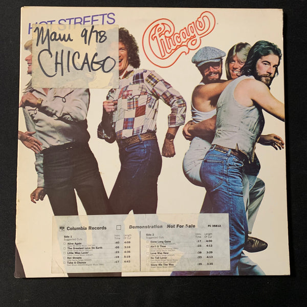 LP Chicago 'Hot Streets' (1978) VG+/VG rock vinyl record