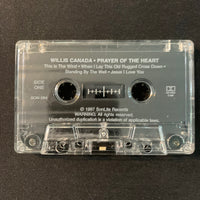 CASSETTE Willis Canada 'Prayer Of the Heart' (1997) Christian gospel tape