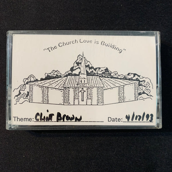 CASSETTE Clint Brown 'Praise/Worship Seminar' (1993) sermon tape