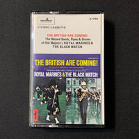 CASSETTE Royal Marines and the Black Watch 'The British Are Coming' (1976) Massed Bands, Pipes and Drums