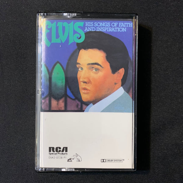 CASSETTE Elvis Presley 'His Songs of Faith and Inspiration' [Tape 1] (1985) hymns gospel