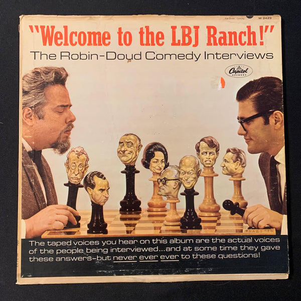 LP Earle Doud, Alen Robin 'Welcome To the LBJ Ranch' (1965) VG/VG comedy political interviews