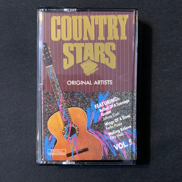 CASSETTE Country Stars Vol. 5 Waylon Jennings, Johnny Cash, Kitty Wells, Ferlin Husky