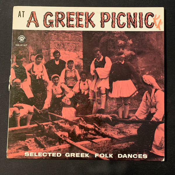 LP At a Greek Picnic: Selected Greek Folk Dances VG/VG vinyl record