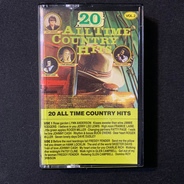 CASSETTE 20 All Time Country Hits Johnny Cash, Glen Campbell, Buck Owens, Lynn Anderson