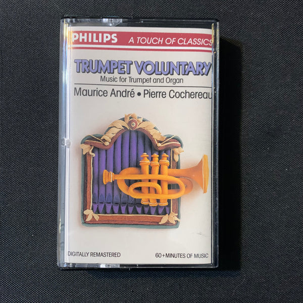 CASSETTE Trumpet Voluntary: Music For Trumpet and Organ (1988) Maurice Andre, Pierre Cochereau