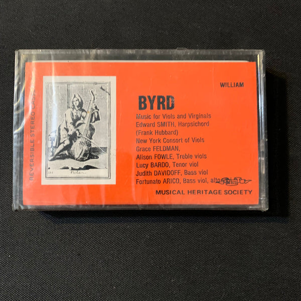 CASSETTE William Byrd: Music For Viols and Virginals; New York Consort Of Viols