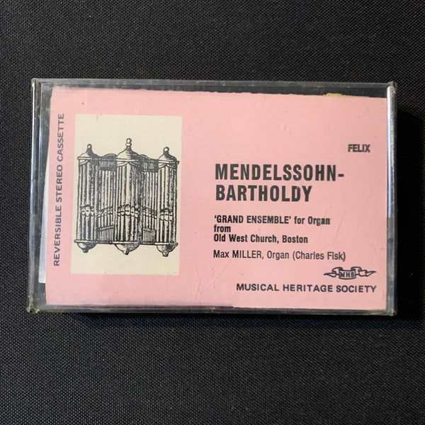 CASSETTE Mendelssohn-Bartholdy 'Grand Ensemble' For Organ Max Miller, Charles Fisk