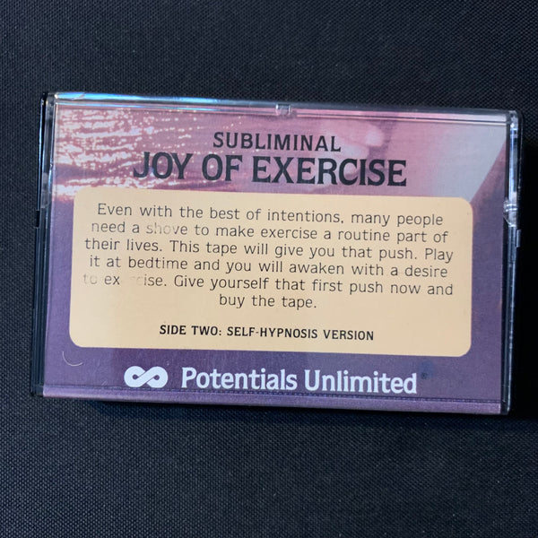 CASSETTE Barrie Konicov 'Subliminal - Joy Of Exercise' (1983) hypnosis self-improvement tape