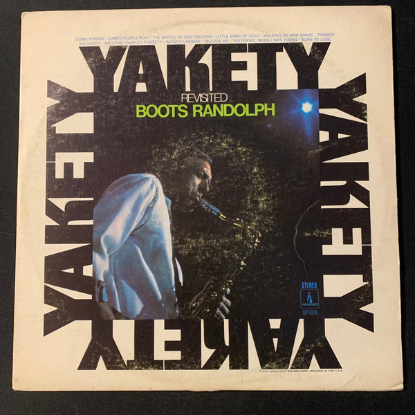 LP Boots Randolph 'Yakety Revisited' (1969) VG/VG vinyl record