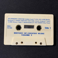 CASSETTE History of Country Music Vol. 7 Bill Anderson, Ferlin Husky, Johnny Cash, George Jones