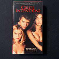 VHS Cruel Intentions (1999) Sarah Michelle Gellar, Ryan Phillippe, Reese Witherspoon