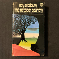 BOOK Ray Bradbury 'The October Country' (1972) PB science fiction short story anthology