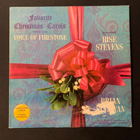 LP Rise' Stevens, Brian Sullivan, Firestone Orchestra and Chorus 'Favorite Christmas Carols From the Voice of Firestone' (1962) VG+/VG